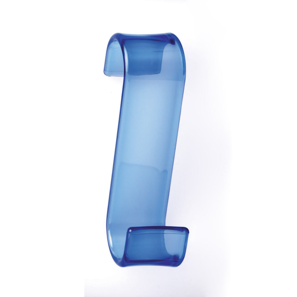 2025-P1 - Appendino per termoarredo modello Merlino Gedy - Finitura Blu trasparente