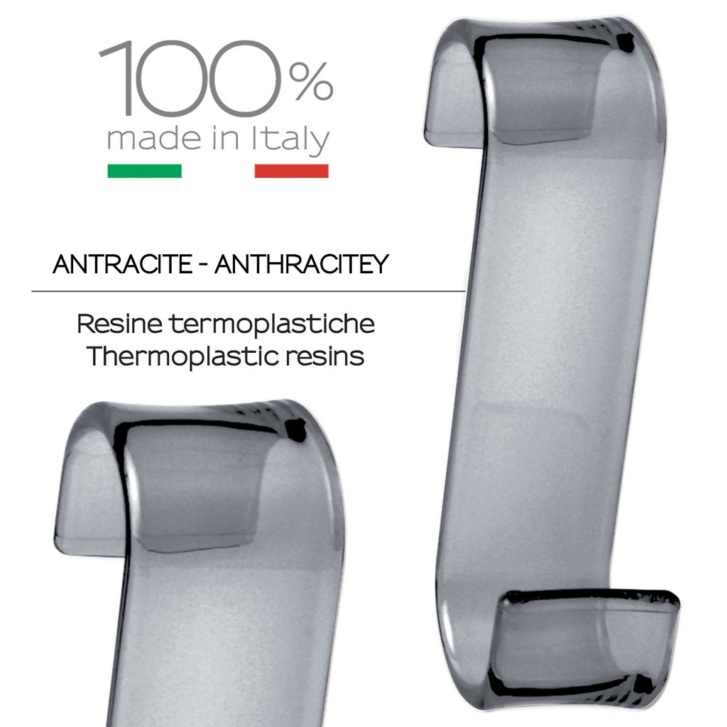 2025-85 - Appendino per termoarredo modello Merlino Gedy - Finitura Antracite
