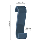 2025-65 - Appendino per termoarredo modello Merlino Gedy - Finitura Blu petrolio