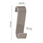 2025-52 - Appendino per termoarredo modello Merlino Gedy- Finitura Tortora