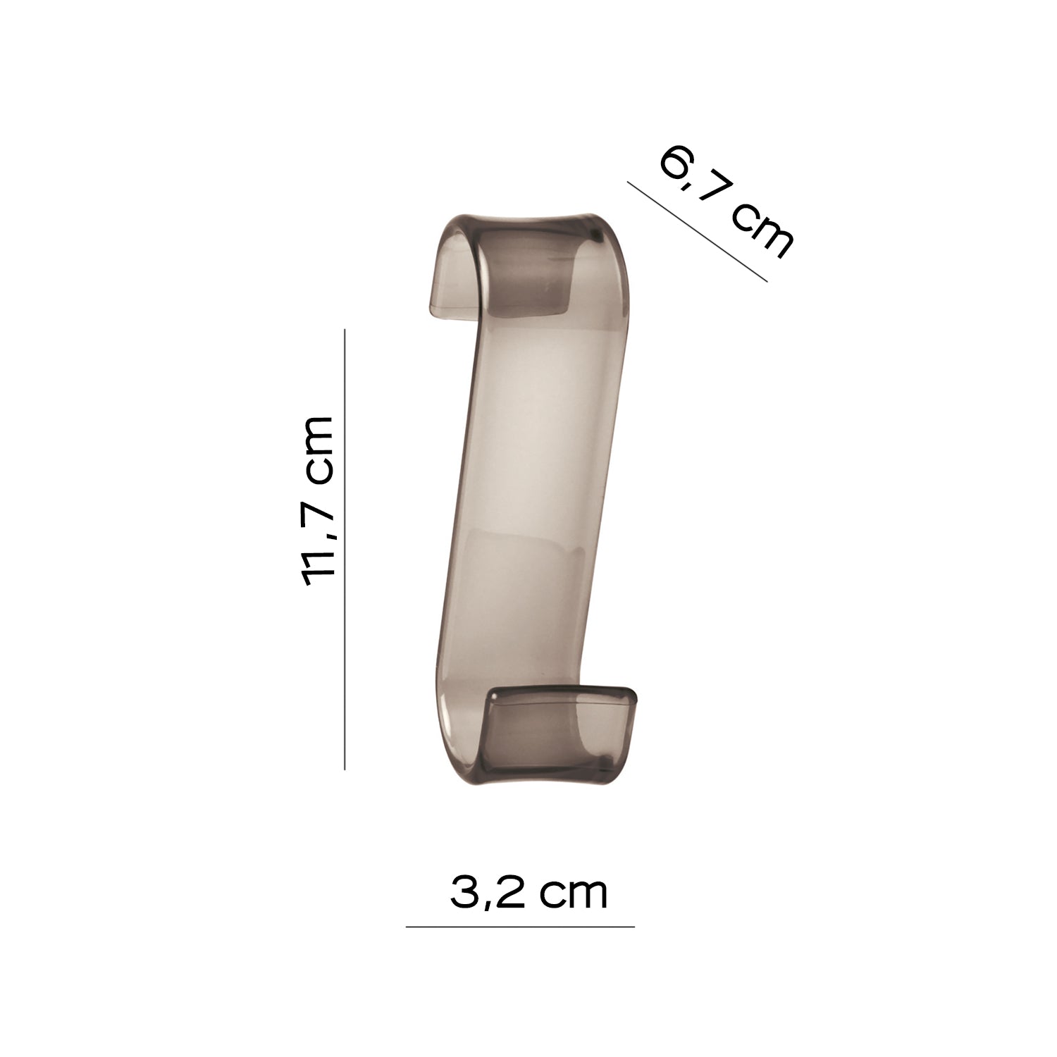 2025-29 - Appendino per termoarredo modello Merlino Gedy - Finitura Moka