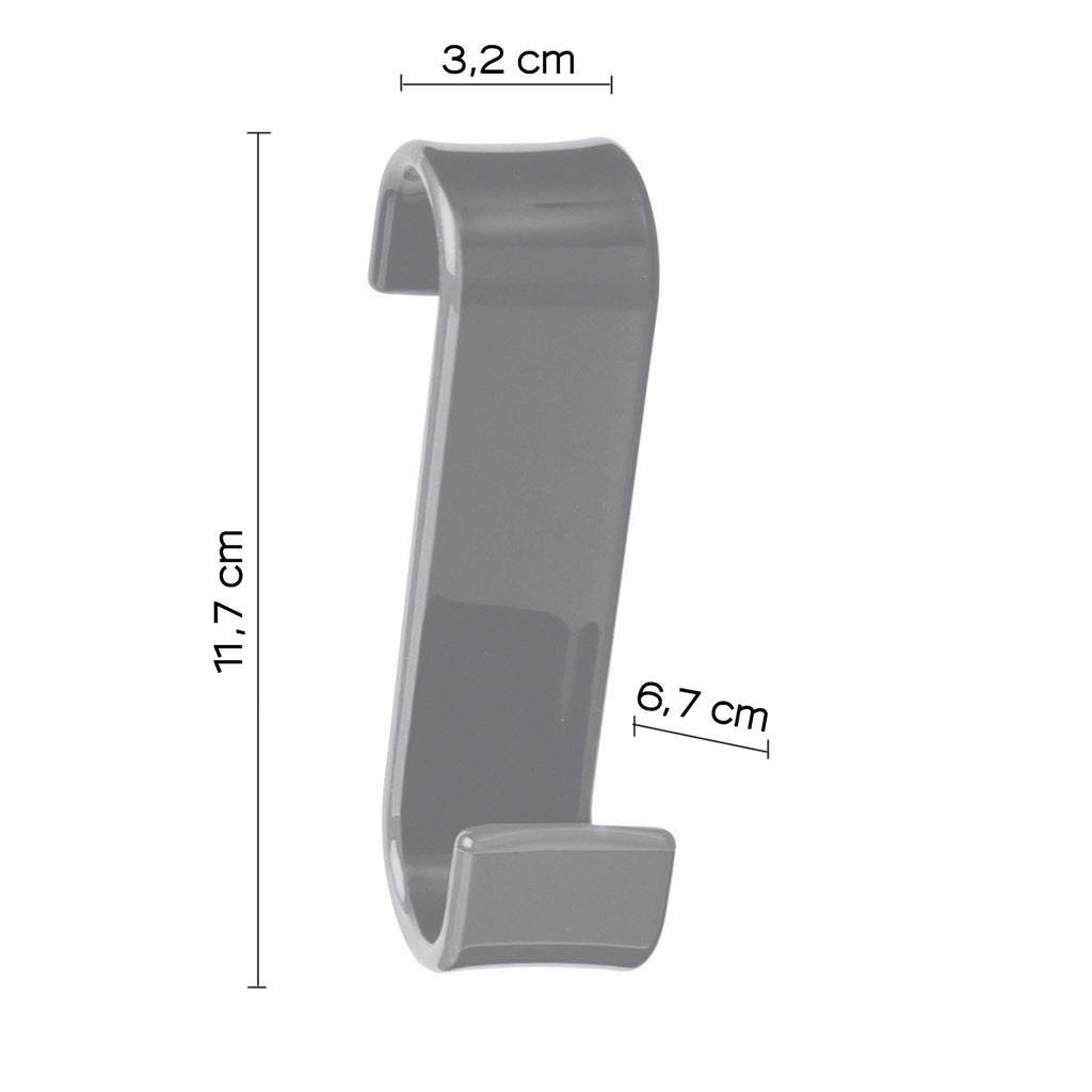 2025-08 - Appendino per termoarredo modello Merlino Gedy- Finitura Grigia