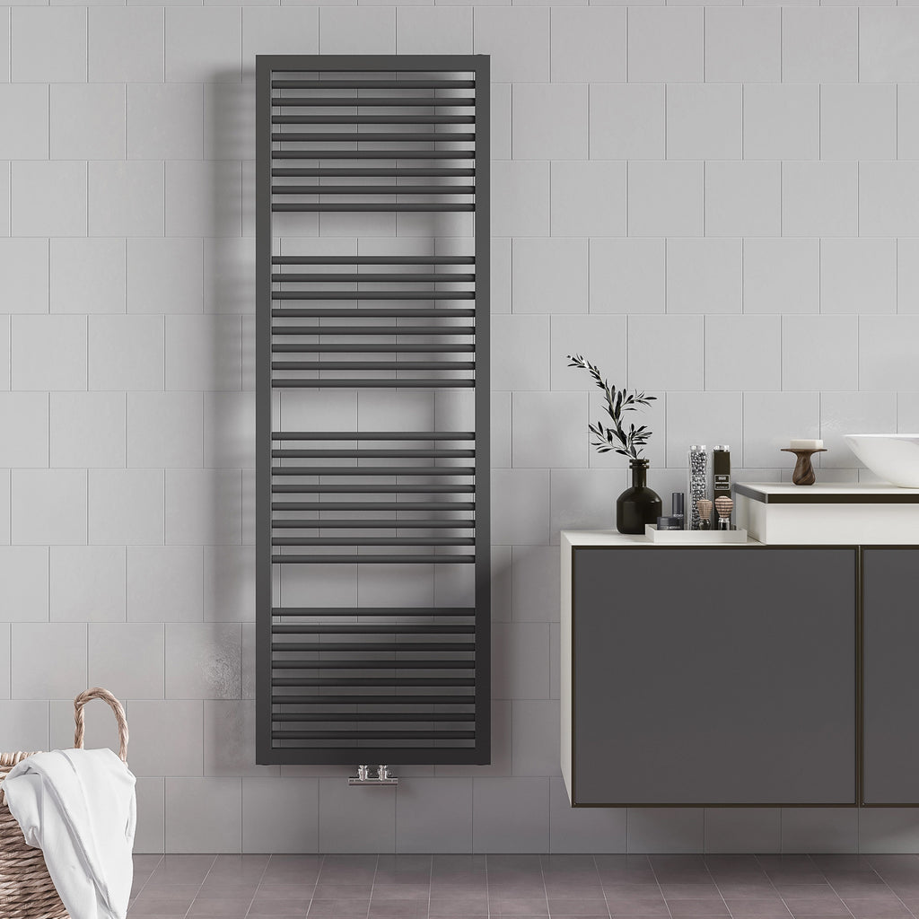 Termoarredo idraulico modello Asti 1813x600 dritto - Antracite