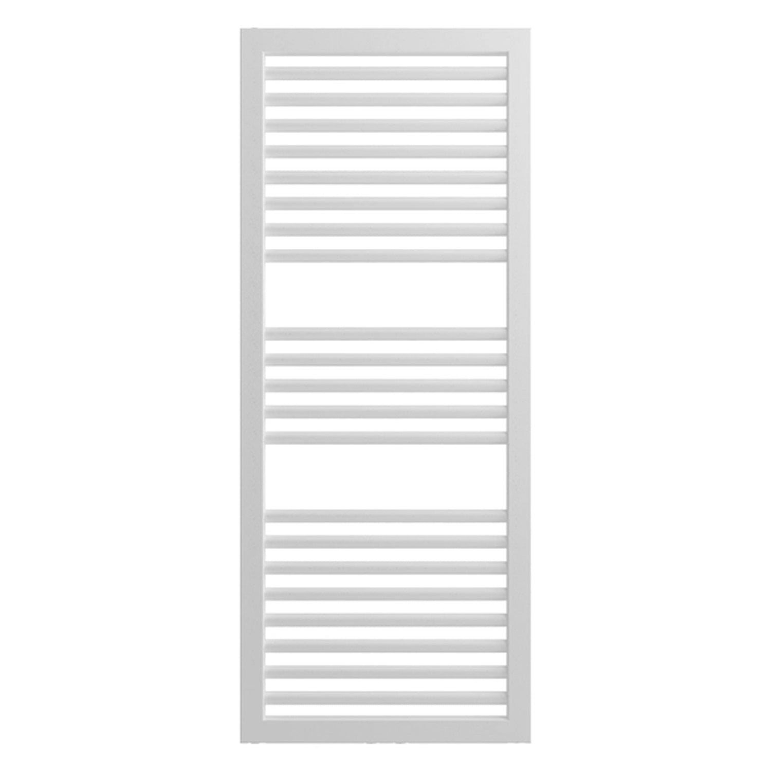 Termoarredo idraulico modello Asti 1228x600 dritto - Bianco