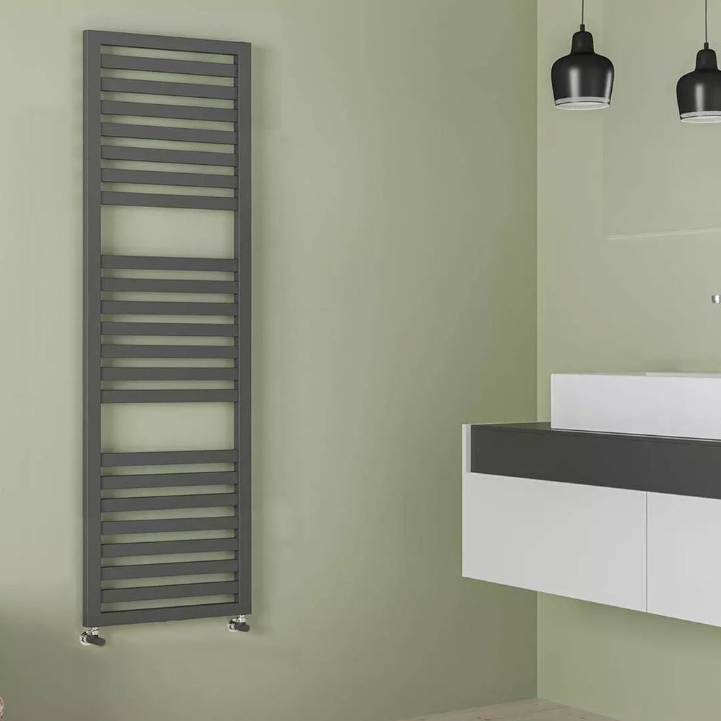 Termoarredo idraulico modello Cuneo 1800x500 dritto - Antracite
