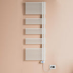 Termoarredo elettrico bianco Lazzarini E-Garda a 25 tubi resistenza 600 watt