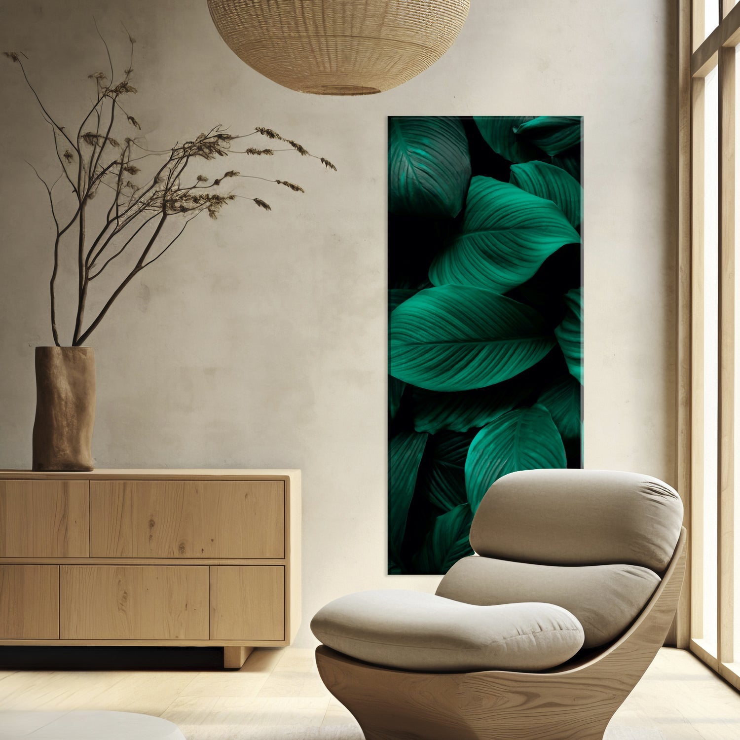 Termoarredo idraulico 150x59 cm interasse mm 50 Modello 'Leaf' Termocrea