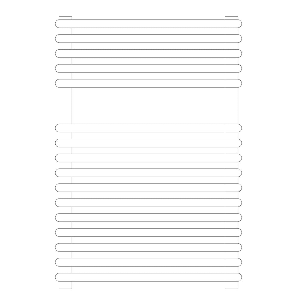Termoarredo idraulico modello Catania di Lazzarini 730x500 - Bianco