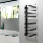 Termoarredo idraulico modello Arpa 160x50 cm e 624W - Nero