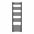 Termoarredo scaldasalviette da bagno idraulico 840x500 mm interasse 450 mm in acciaio Verniciato Nero