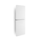 Termoarredo idraulico 960 Watt a muro in acciaio al carbonio collezione Caligo di Lineabeta colore bianco cm 57x179