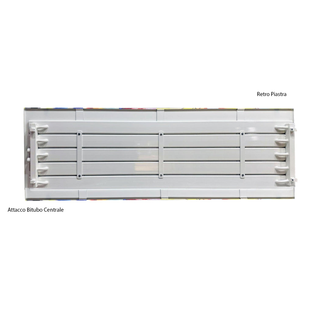  Termoarredo idraulico a piastra orizzontale 585x1500 mm interasse 50 mm modello TermoCrea Bianco
