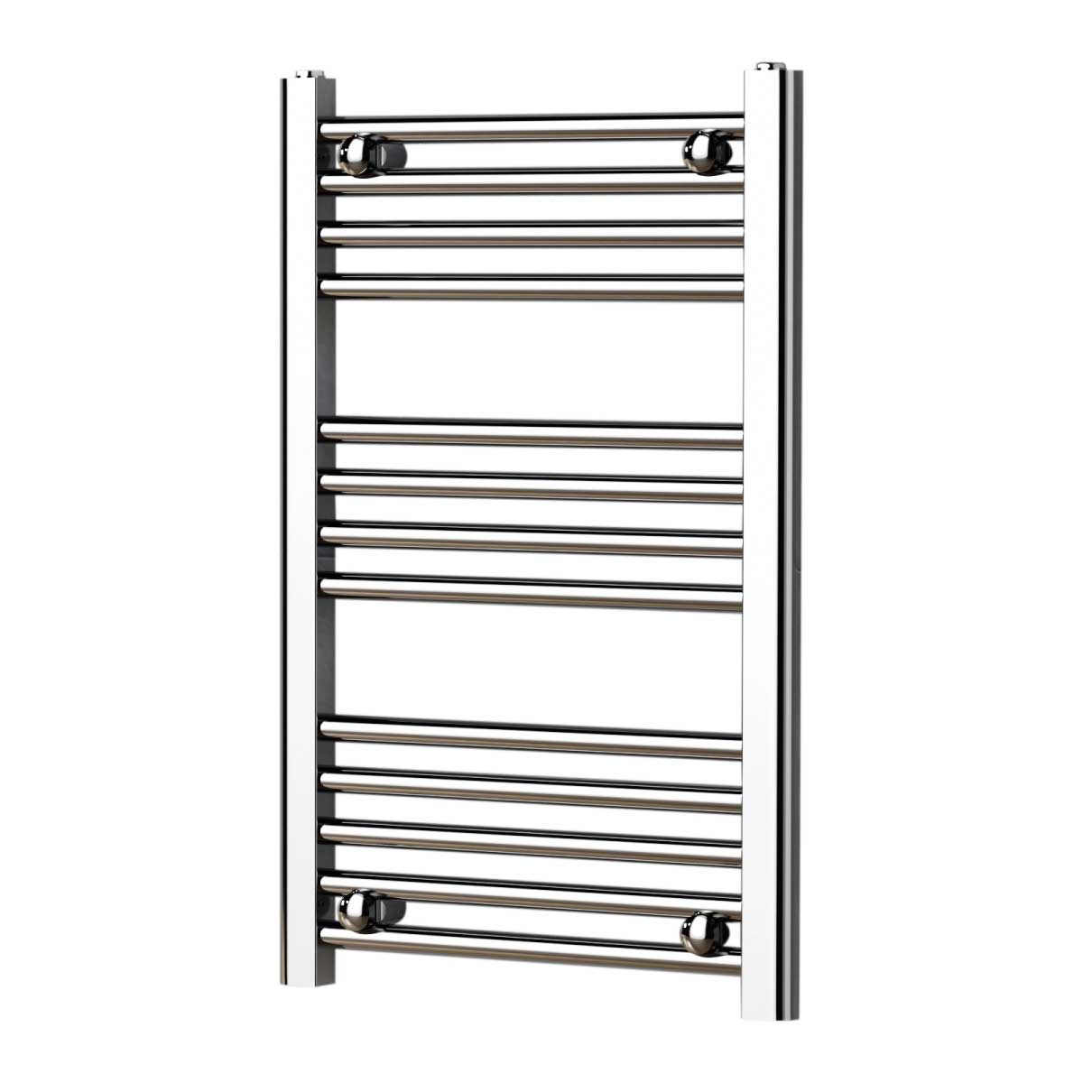 Termoarredo scaldasalviette da bagno idraulico 1230x500 mm interasse 450 mm in acciaio Cromato