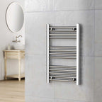 Termoarredo scaldasalviette da bagno idraulico 1780x500 mm interasse 450 mm in acciaio Cromato