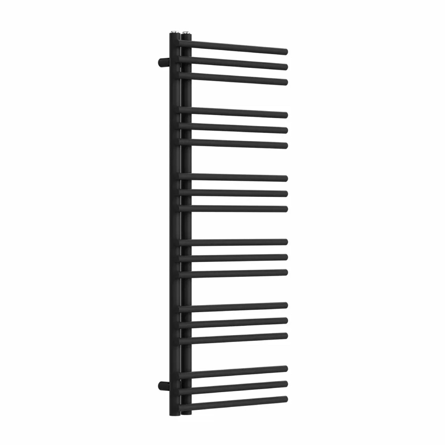 Termoarredo idraulico modello Arpa 120x50 cm e 430W - Nero