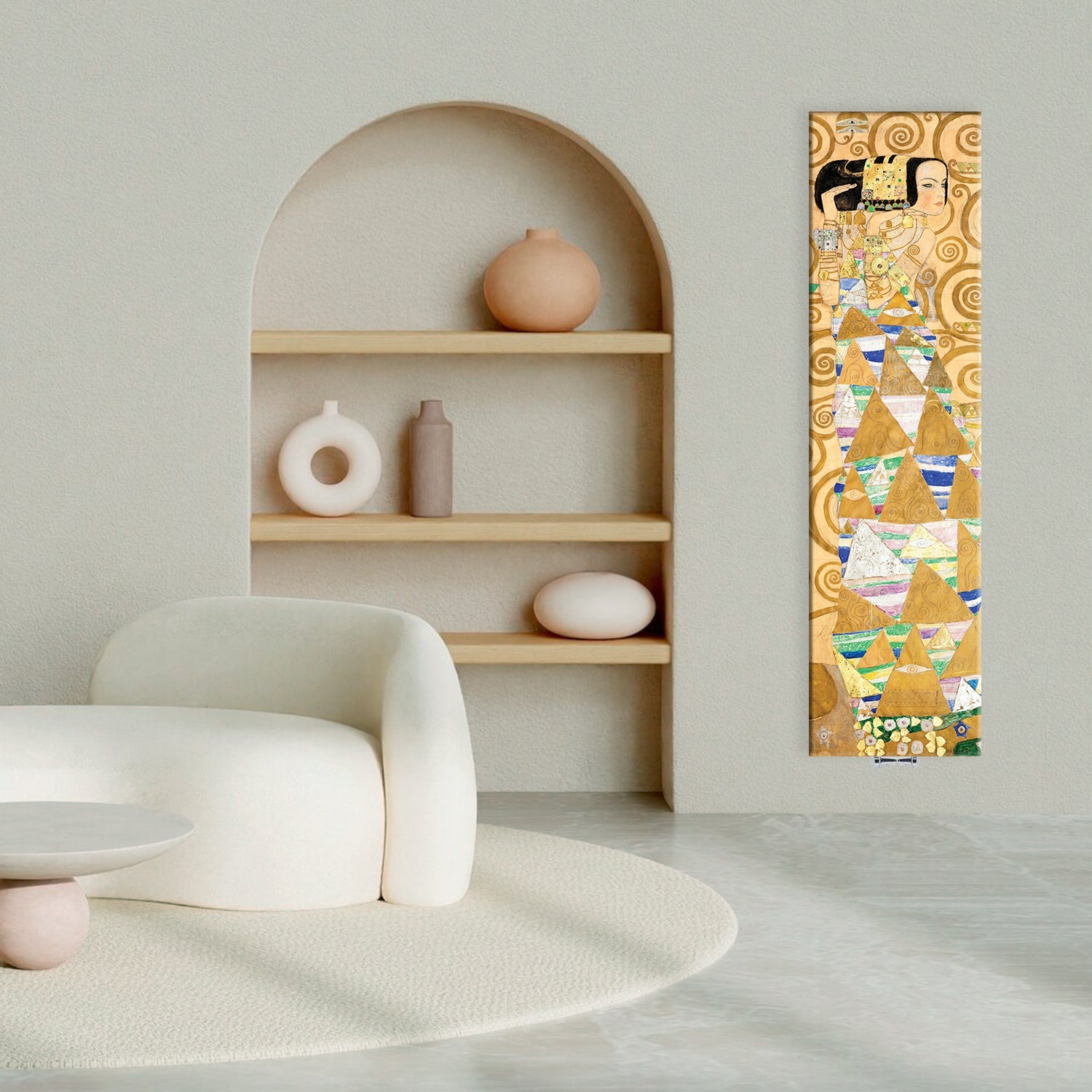 Termoarredo idraulico 150x51 cm interasse mm 50 Modello 'Attesa' Termocrea