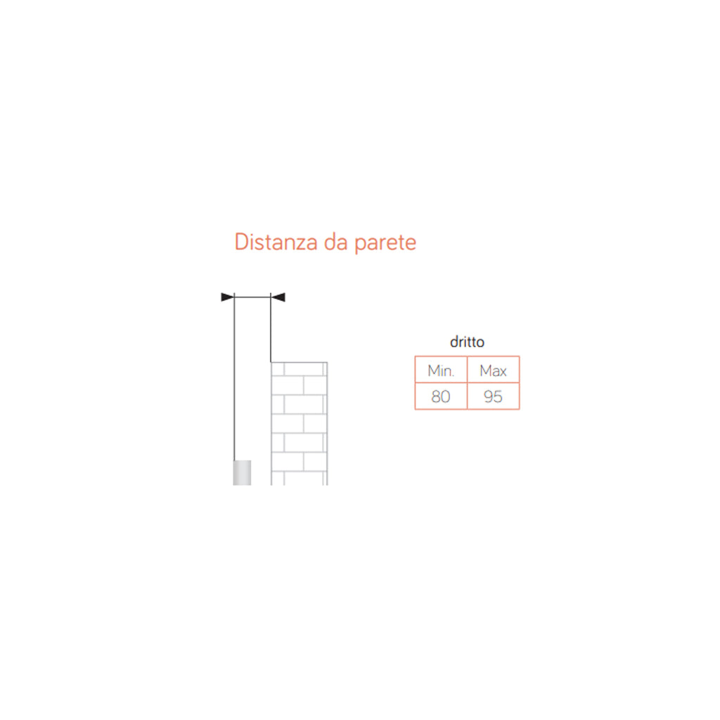 Termoarredo idraulico 1560x600 mm dritto con attacchi centrali 50 mm - versione Outlet