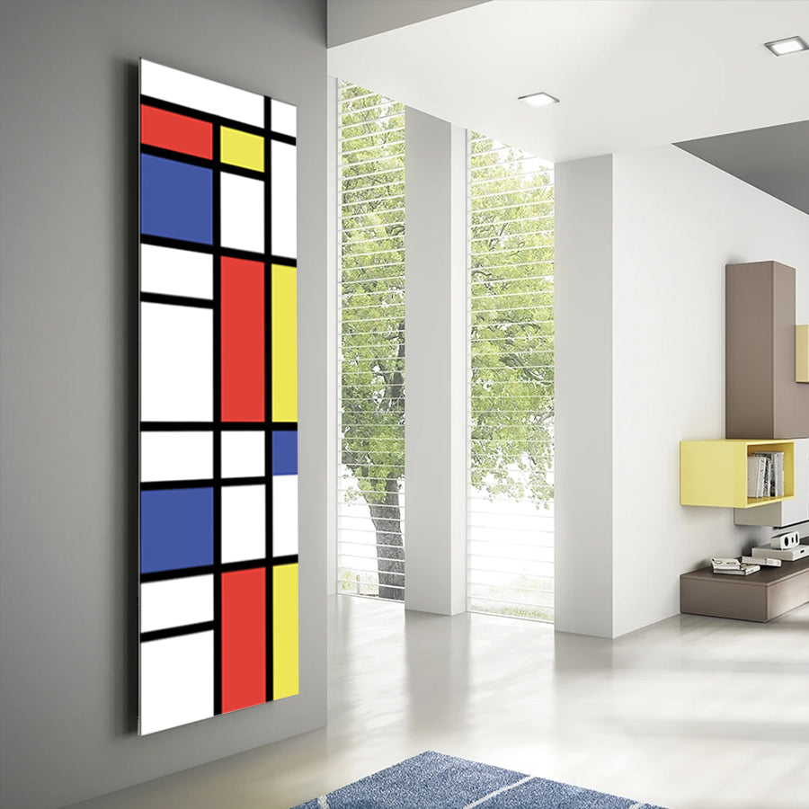 Termoarredo idraulico 180x74 cm interasse mm 50 Modello 'Square' Termocrea