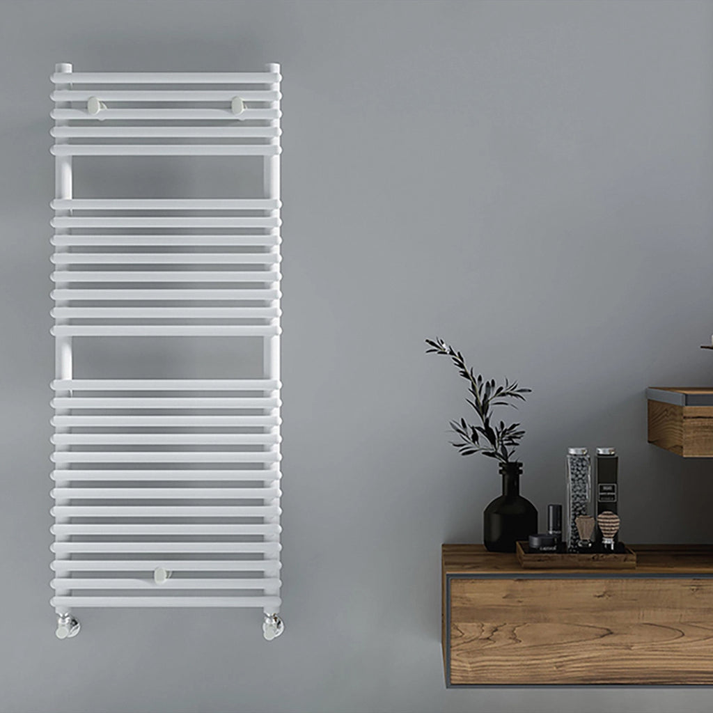 Termoarredo idraulico modello Catania di Lazzarini 1190x500 - Bianco