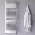 Termoarredo idraulico modello Todi di Lazzarini 1420x500 - Cromo