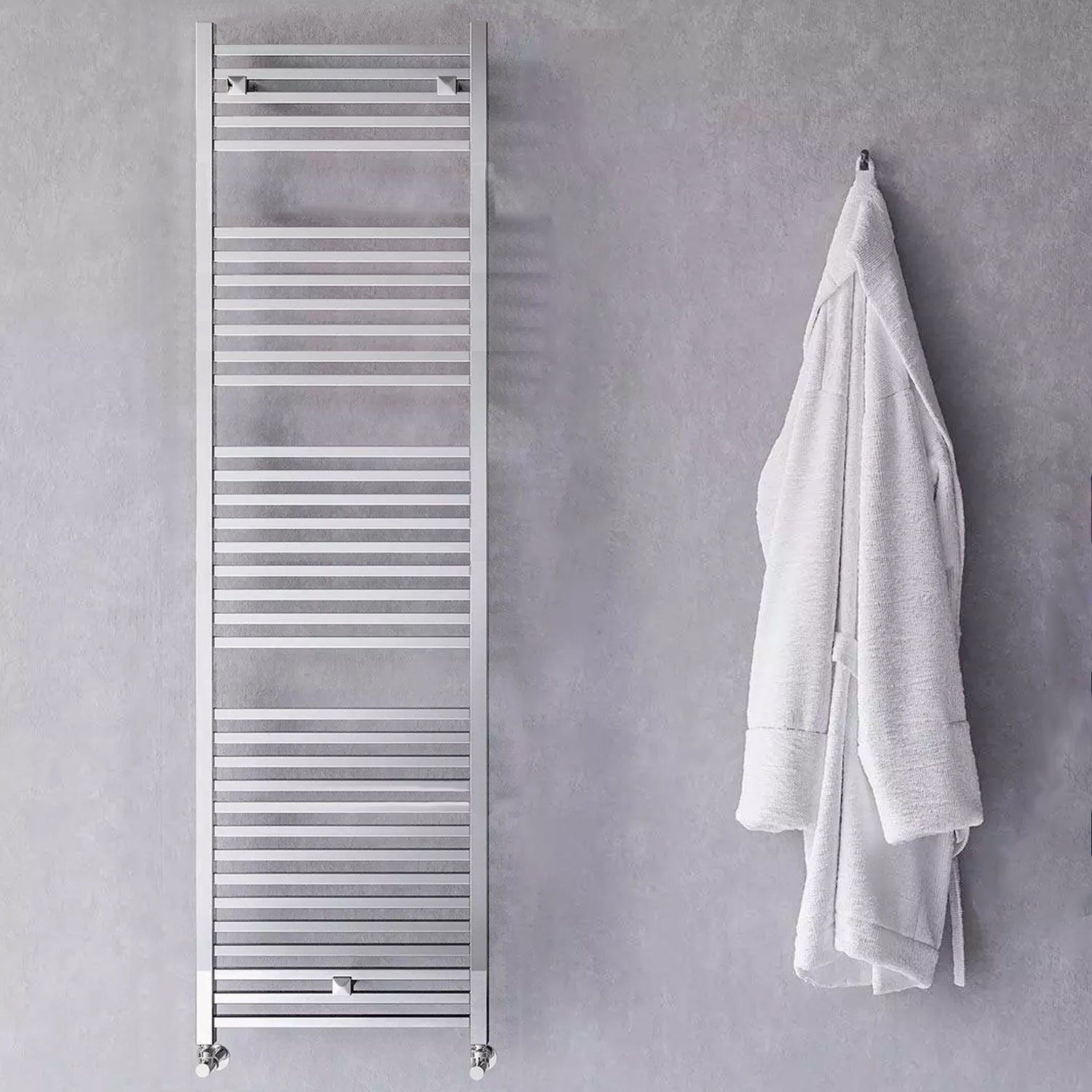 Termoarredo idraulico modello Todi di Lazzarini 1703x500 - Cromo