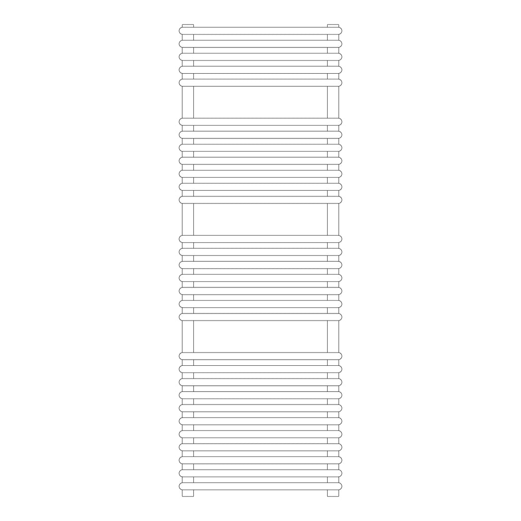 Termoarredo idraulico modello Catania di Lazzarini 1450x500 - Cromo