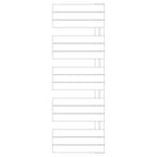 Termoarredo idraulico modello Alba di Lazzarini 1430x600 - Bianco