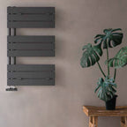 Termoarredo idraulico modello Alba di Lazzarini 830x500 - Antracite