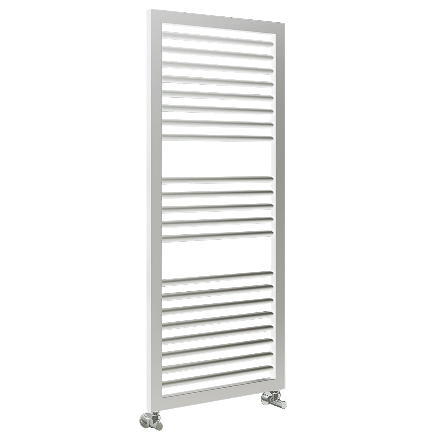 Termoarredo scaldasalviette in acciaio verniciato bianco 1228x500 interasse 450 Lazzarini Asti