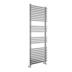 Termoarredo idraulico modello Trapani di Lazzarini 1400x500 dritto - Cromo