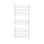 Termoarredo idraulico modello Trapani di Lazzarini 1170x500 dritto - Cromo