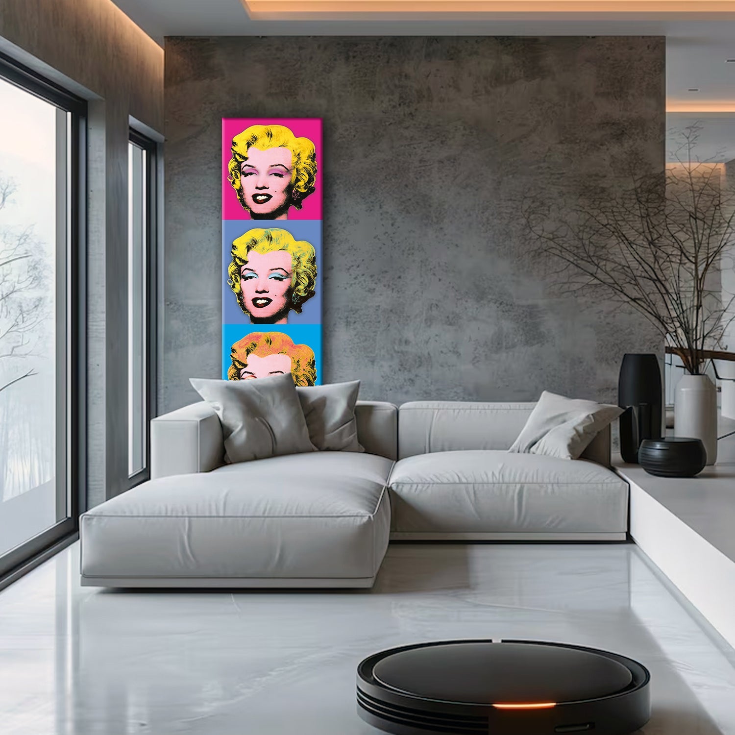  Termoarredo idraulico 200x36 cm interasse mm 50 Modello 'Marilyn' Termocrea