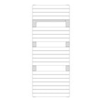 Termoarredo idraulico modello Torino 1360x550 dritto - Quarzo