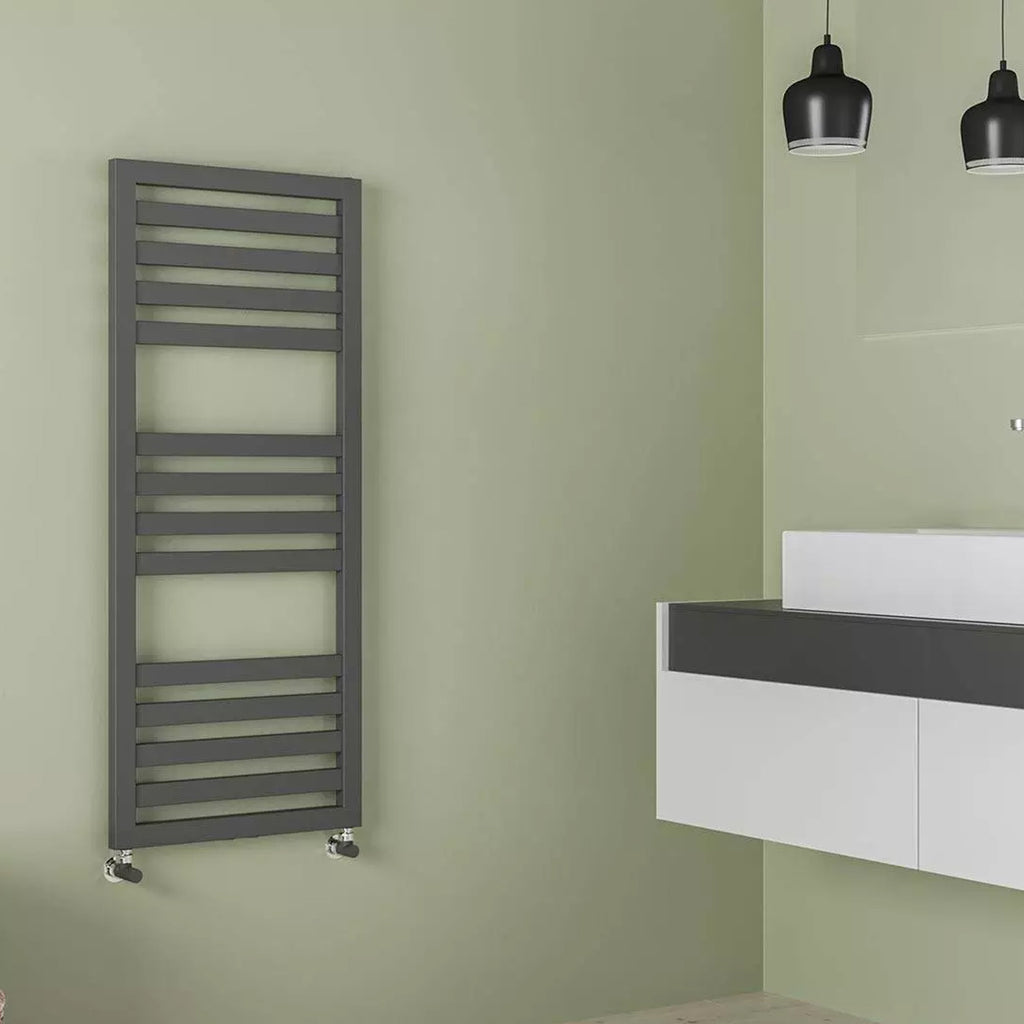 Termoarredo idraulico modello Cuneo 1200x500 dritto - Antracite