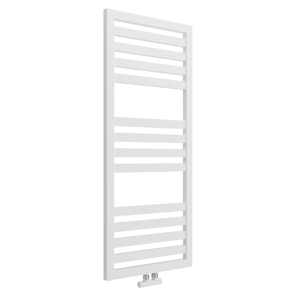 Termoarredo idraulico modello Cuneo 1200x600 dritto - Bianco