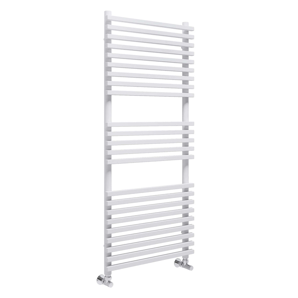 Termoarredo idraulico modello Trapani di Lazzarini 1170x500 dritto - Bianco