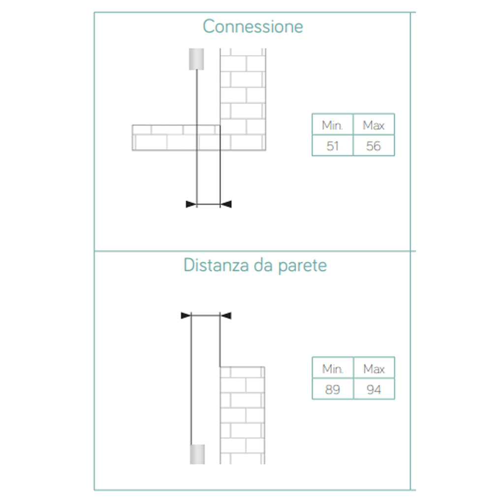 Termoarredo idraulico modello Trapani di Lazzarini 1170x500 dritto - Cromo