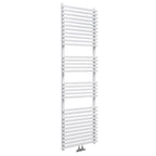Termoarredo idraulico modello Trapani 1640x600 dritto con attacchi centrali 50 mm - Bianco