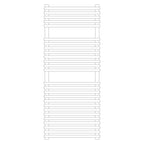 Termoarredo idraulico modello Catania di Lazzarini 1190x600 con attacchi centrali 50 mm - Bianco