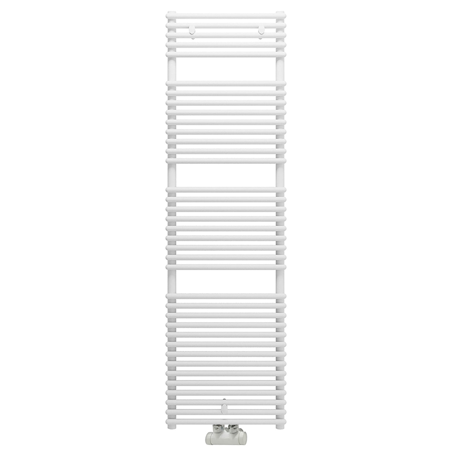 Termoarredo idraulico modello Catania di Lazzarini 1738x600 con attacchi centrali 50 mm - Bianco