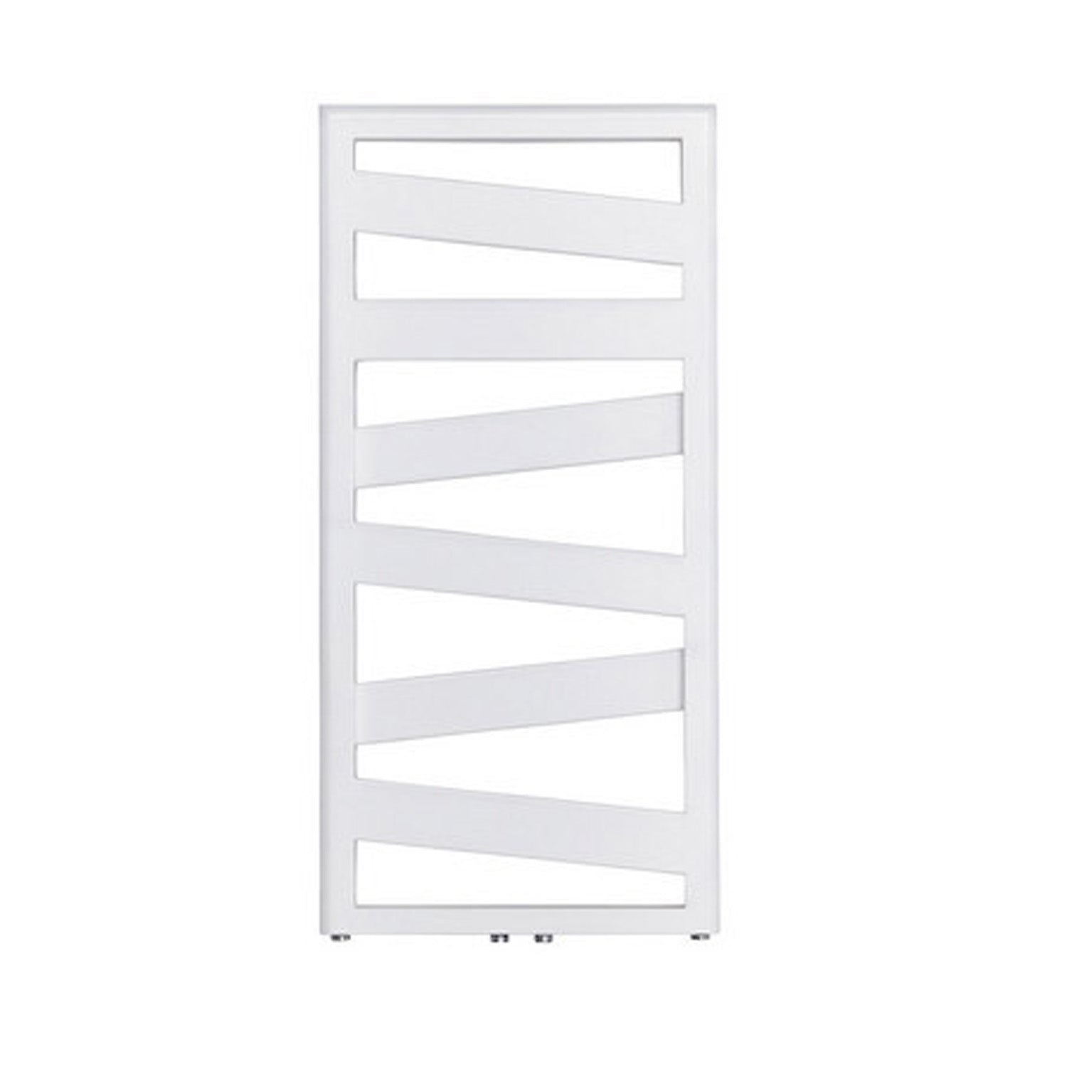 Termoarredo in acciaio Bianco Zehnder modello Ribbon H. 1017 x L. 600 mm