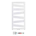 Termoarredo in acciaio Bianco Zehnder modello Ribbon H. 1017 x L. 600 mm
