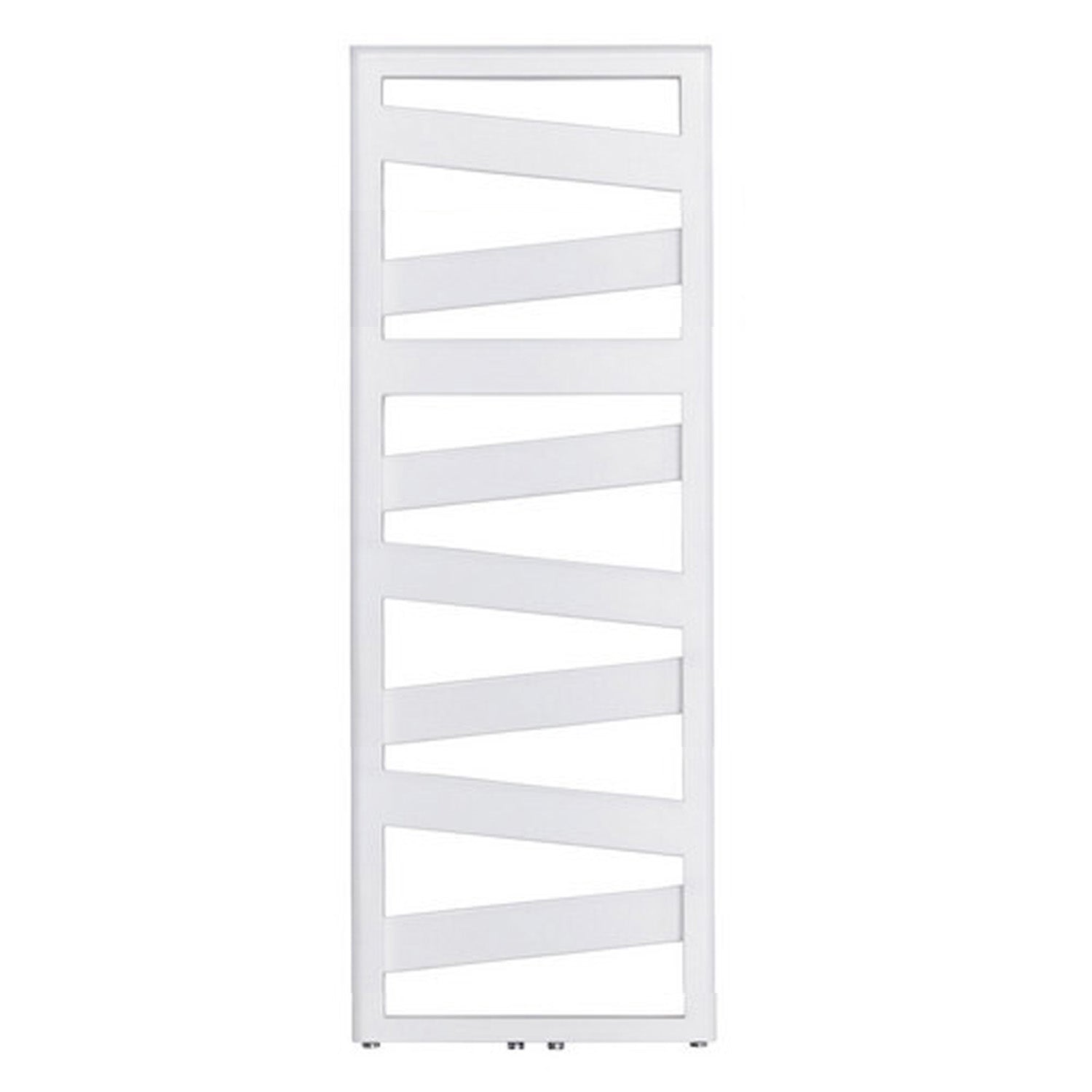 Termoarredo in acciaio Bianco Zehnder modello Ribbon H. 1266 x L. 500 mm