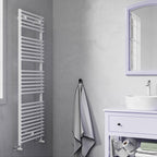 Termoarredo idraulico modello Catania di Lazzarini 1450x600 - Bianco