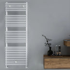 Termoarredo idraulico modello Catania di Lazzarini 1450x500 - Bianco