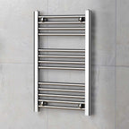 Termoarredo scaldasalviette da bagno idraulico 1510x500 mm interasse 450 mm in acciaio Cromato