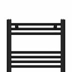 Termoarredo scaldasalviette da bagno idraulico 1512x500 mm interasse 450 mm in acciaio Verniciato Nero