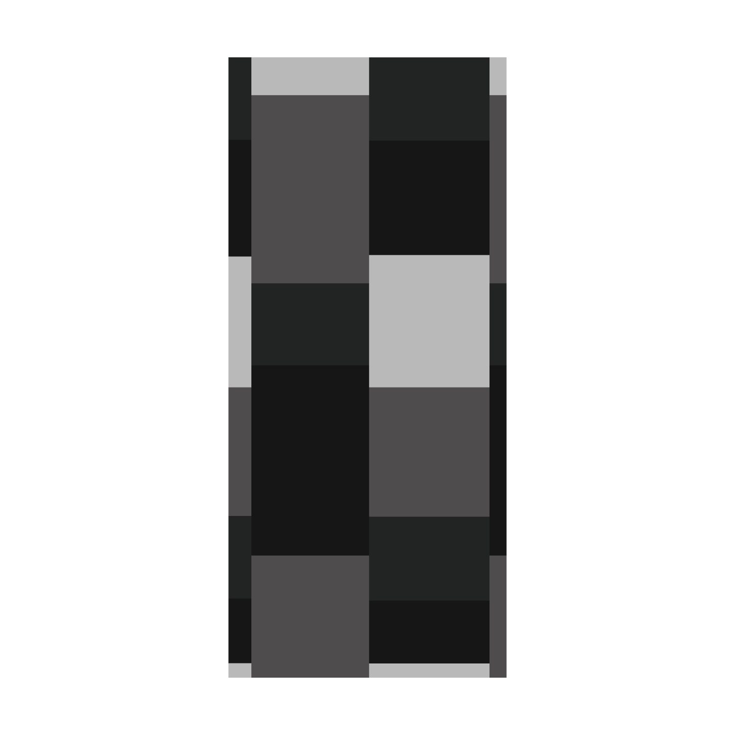  Termoarredo idraulico 120x51 cm interasse mm 50 Modello 'Almost Black' Termocrea