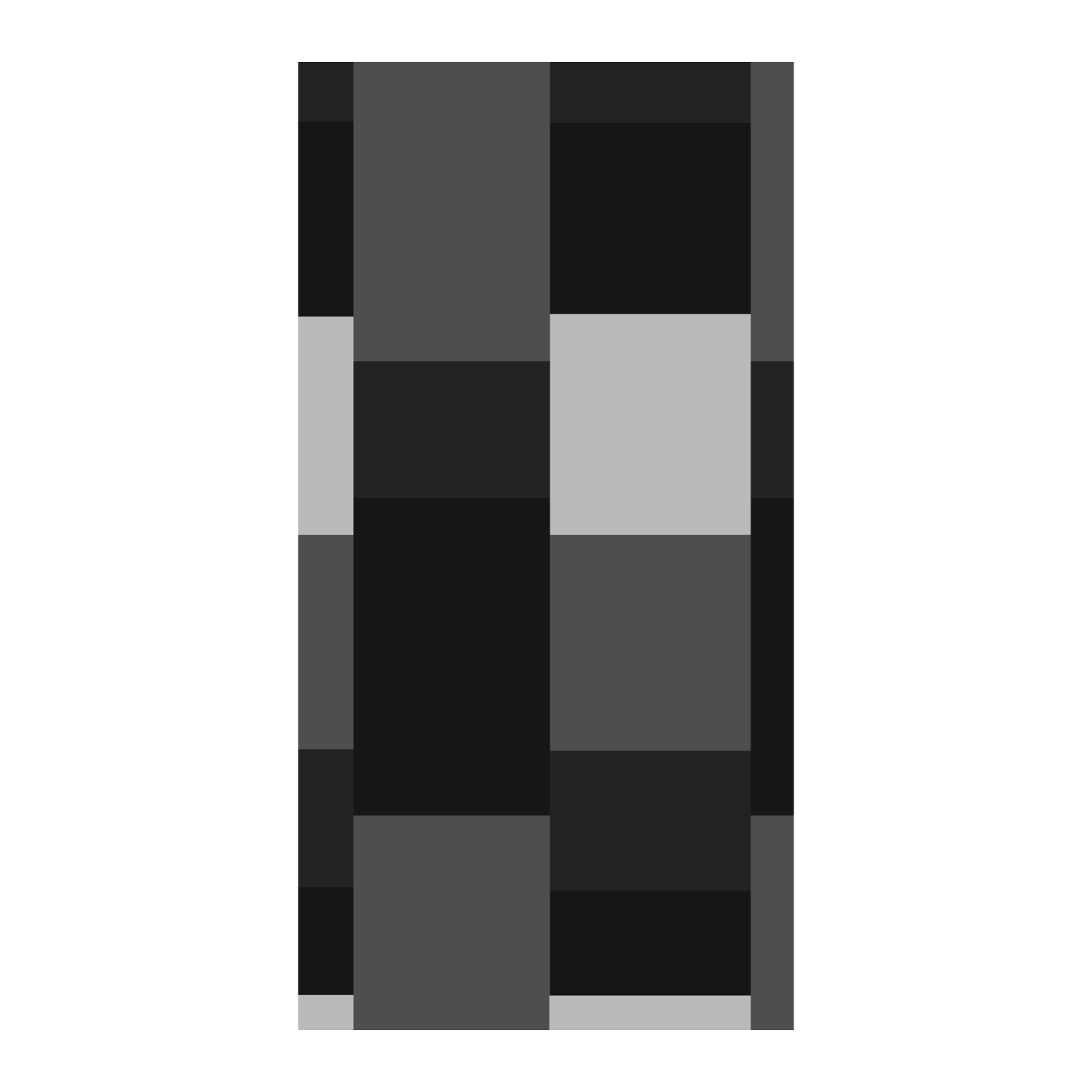  Termoarredo idraulico 120x59 cm interasse mm 50 Modello 'Almost Black' Termocrea