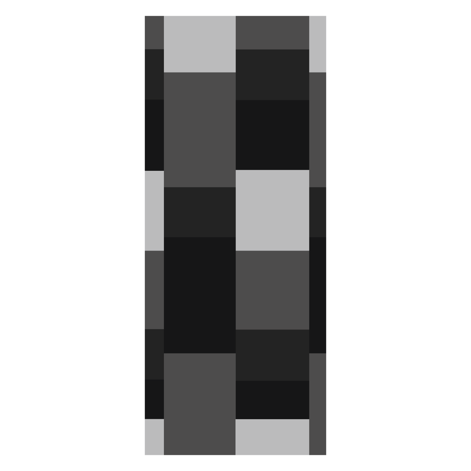  Termoarredo idraulico 150x59 cm interasse mm 50 Modello 'Almost Black' Termocrea